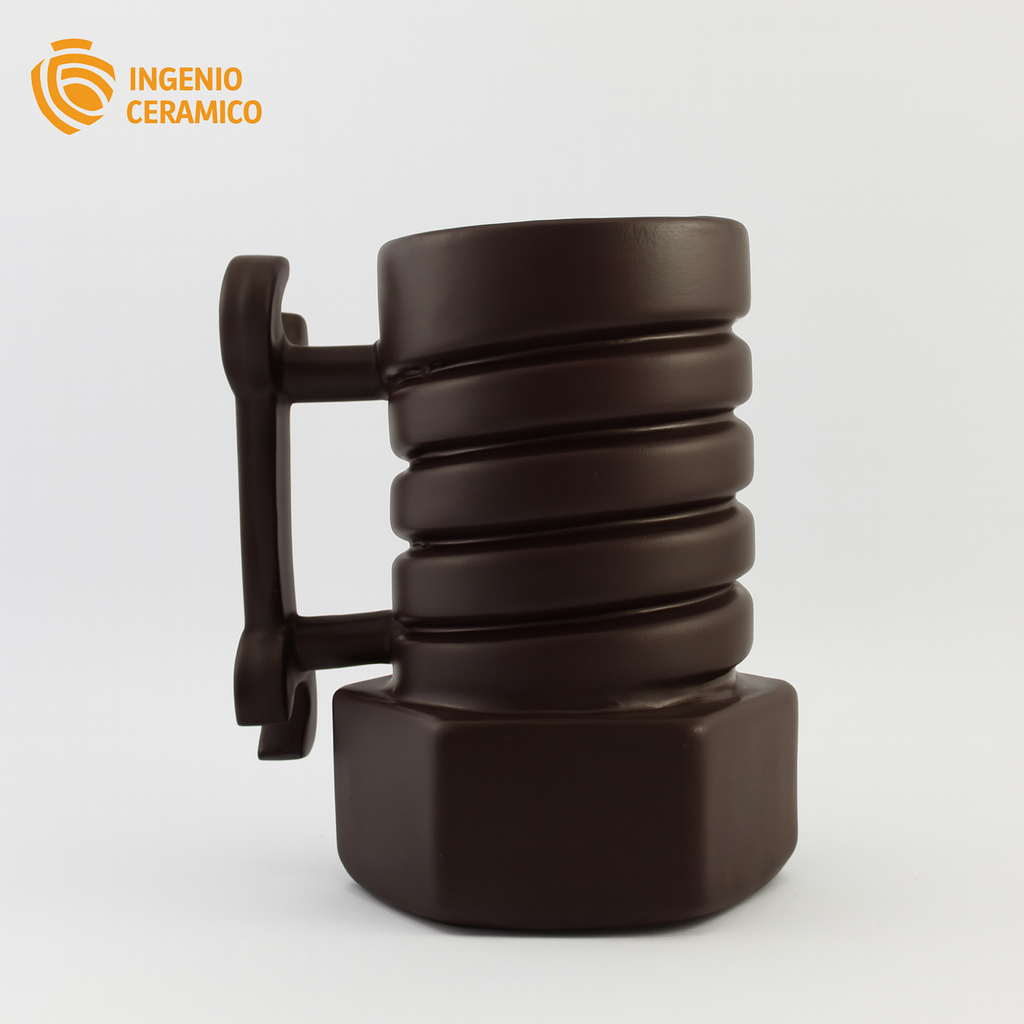 Taza Tornillo Negro
