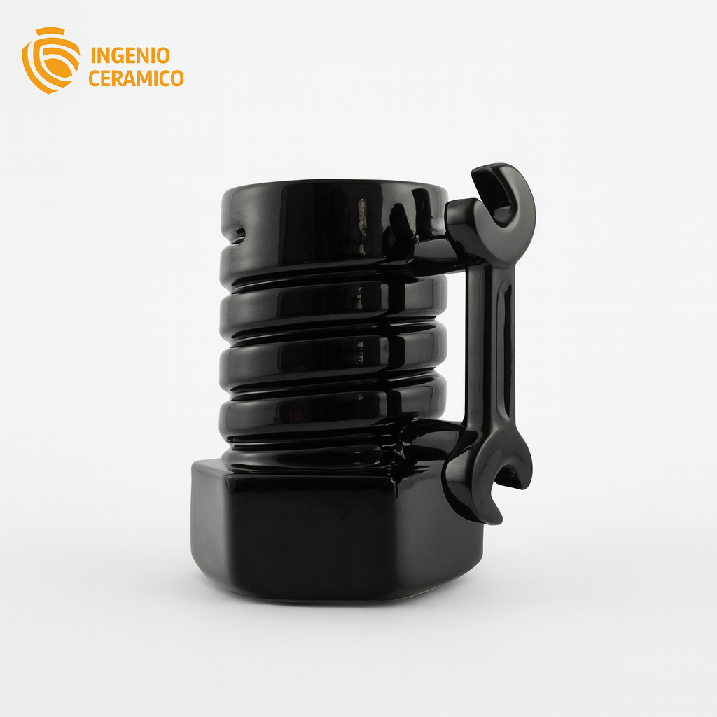 Taza Tornillo Negro