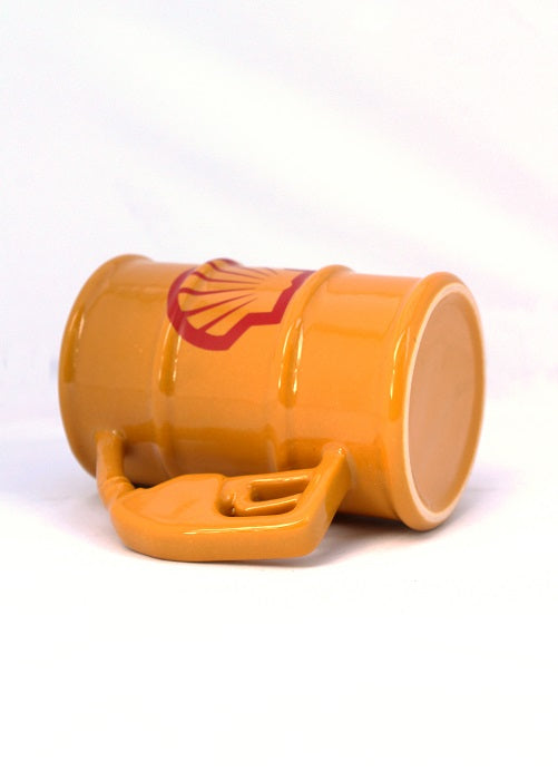 Taza Barril de Cerámica con logo SHELL