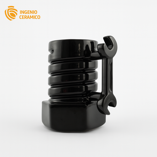 Taza Tornillo Negro
